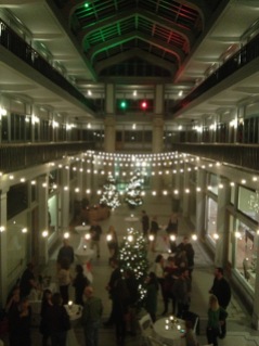 Saturday night he headed to Norfolk for an event at the very cool Monticello Arcade, home of Work Program Architects.